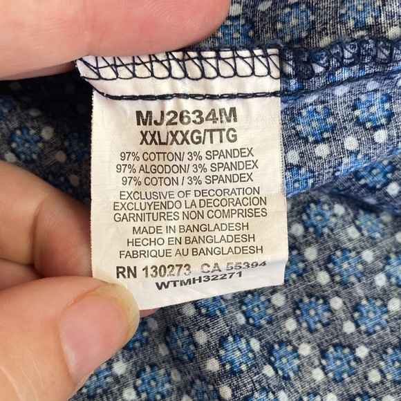 Wrangler 20X Competition Advanced Comfort Men’s Long Sleeve Button Down XXL - Picture 10 of 16